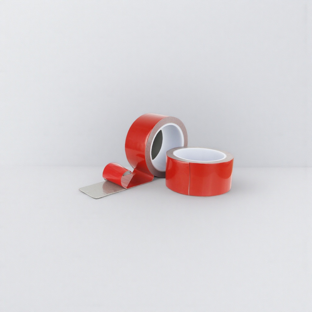 Red double-sided tape, 3M strong adhesive, 50-meter roll for home, office and decoration fixation Application Scenario
