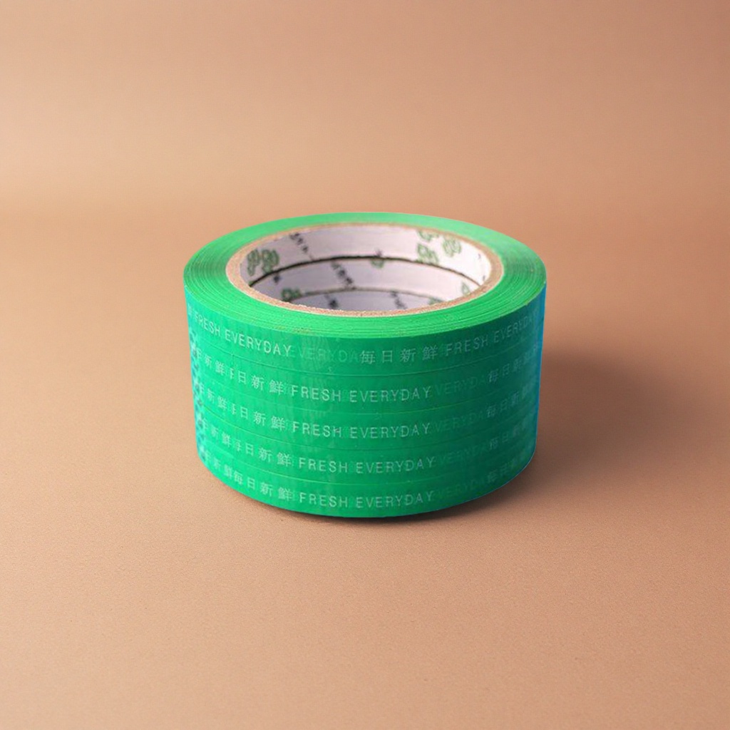 The green tape roll is 1.5cm wide and 50m long. It has strong adhesion, leaves no trace and is easy to tear details Picture