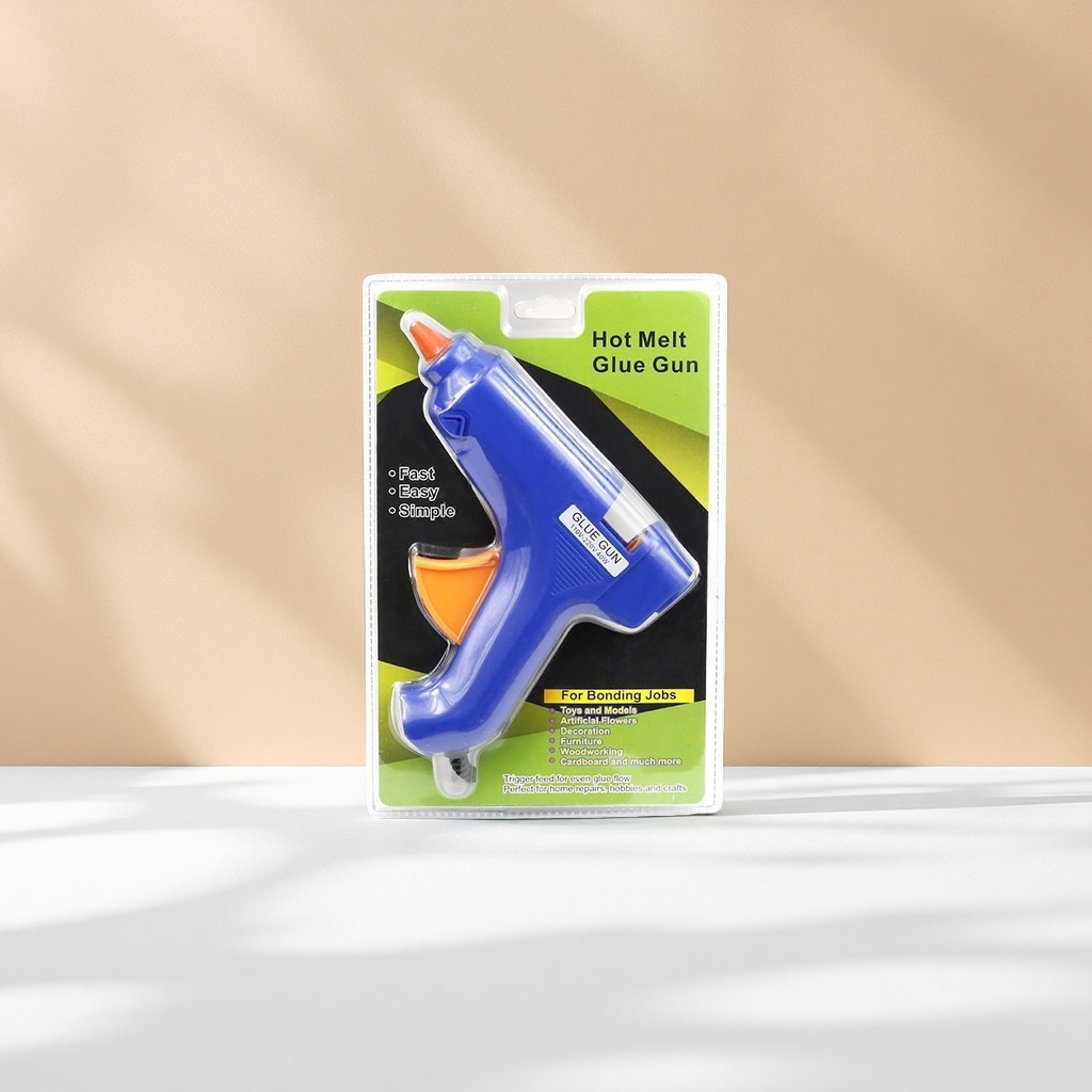 Blue hot melt glue gun 20W constant-temperature rapid heating handheld DIY woodworking repair tool