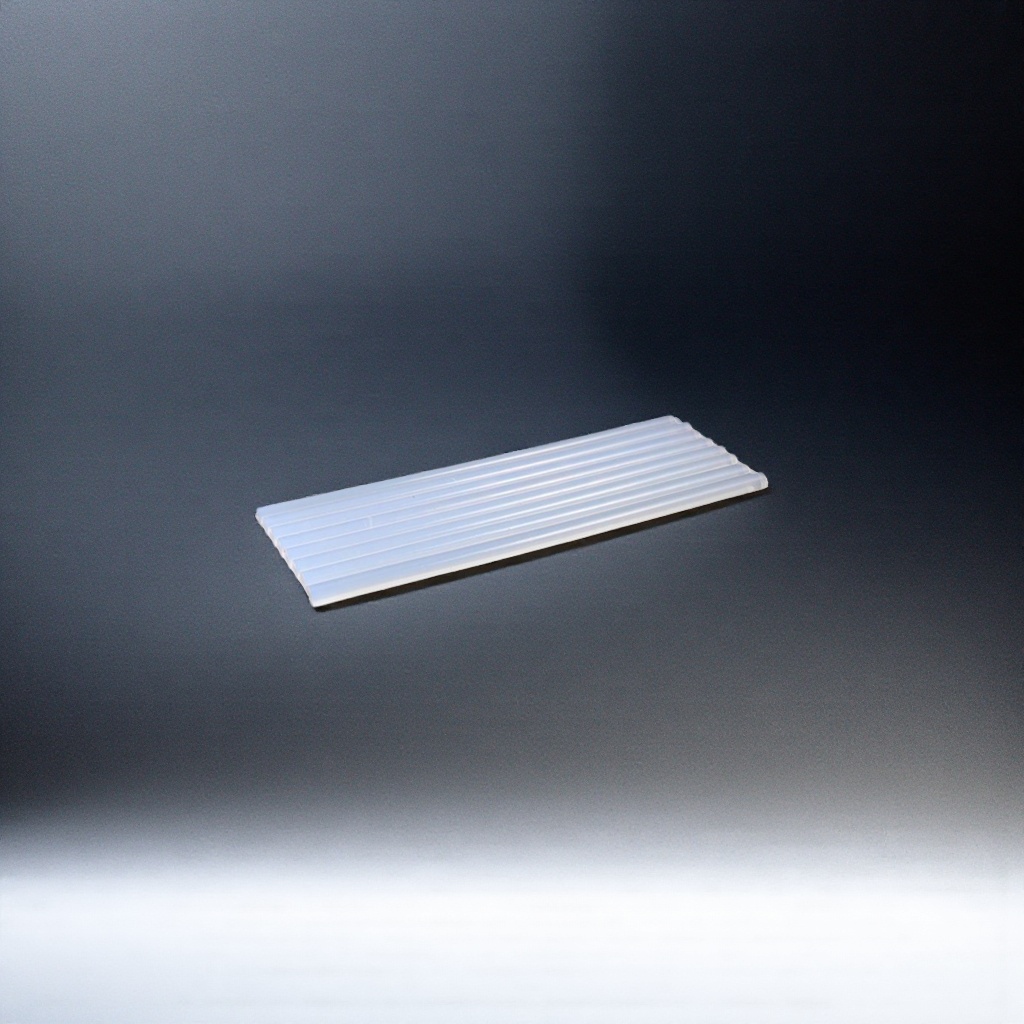The 11mm×10cm white hot melt adhesive stick dries quickly and strongly bonds wood, plastic and metal Specification image