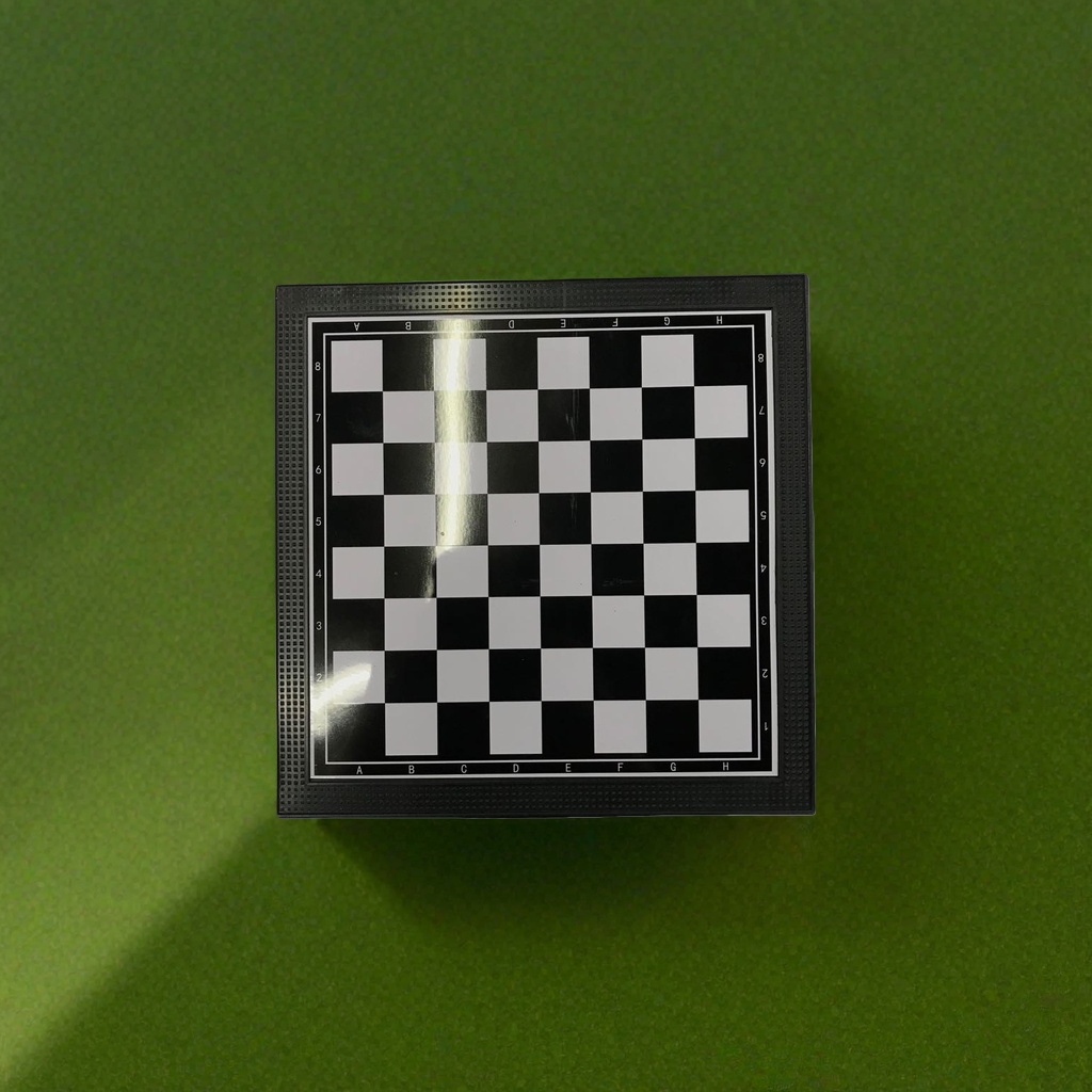 黑色棋盘围棋棋具套装 木质便携式双面棋盘