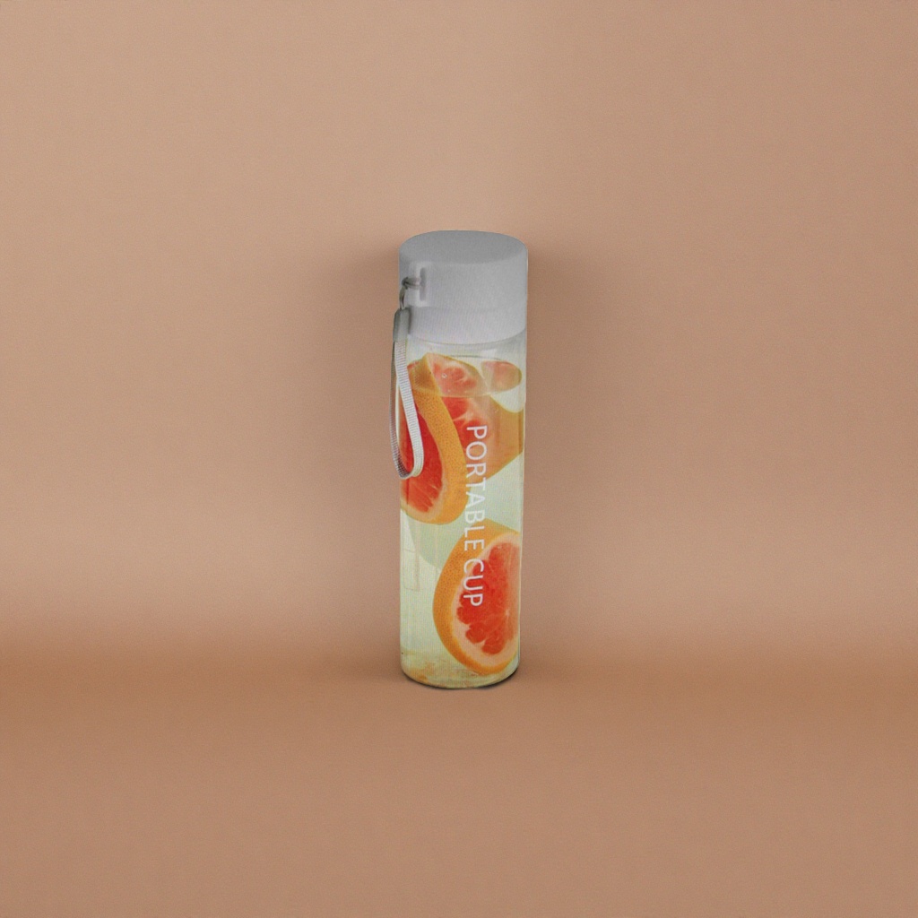 葡萄柚片专用透明玻璃水杯 500ml 冷泡果茶耐热防烫