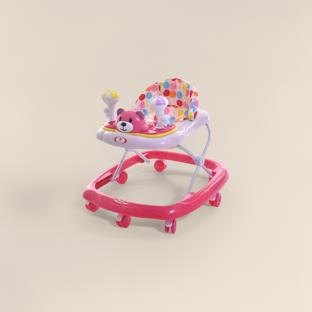 يمكن لسيارة الطفل الوردية أن تحكم من ارتفاع الموسيقى Specification image