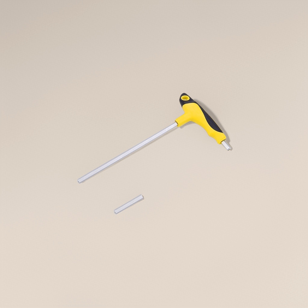 قطع غيار لمفاتيح مفاتيح من طراز T ذات مقبض أسود أصفر Specification image