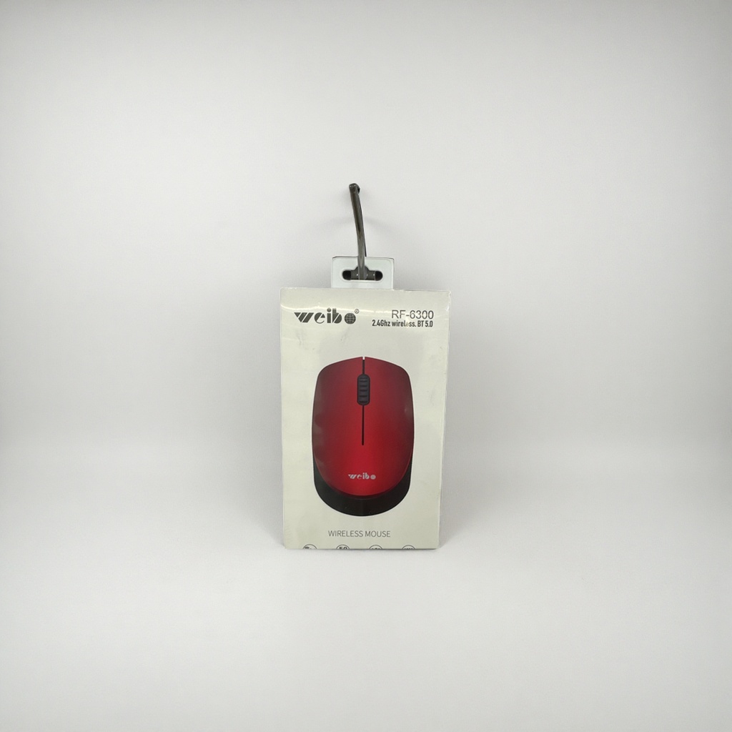 Red wireless mouse, ergonomic, silent, universal 2.4G USB receiver for office games Application Scenario