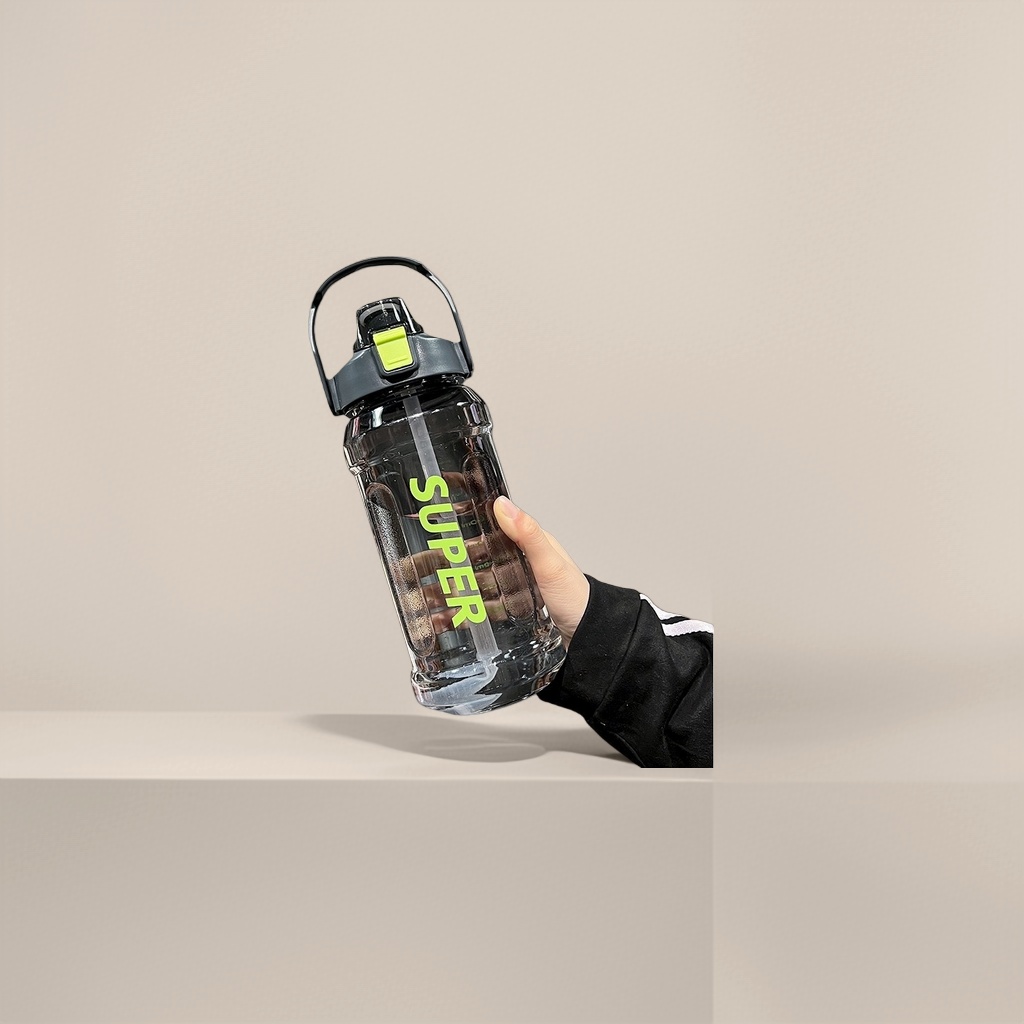 The black hand-held water cup has a large capacity for heat and cold preservation, is portable, simple and fashionable, and is suitable for both office and home use Application Scenario