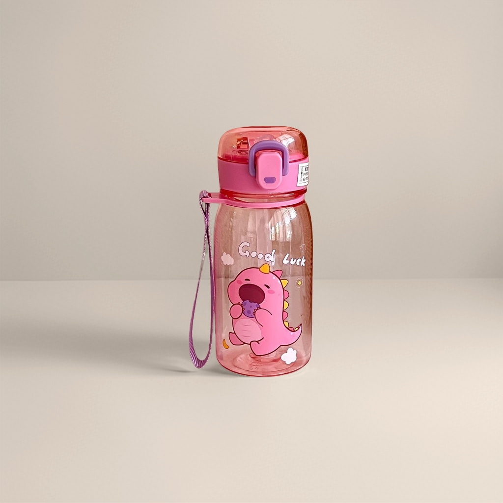粉色恐龙水杯产品图