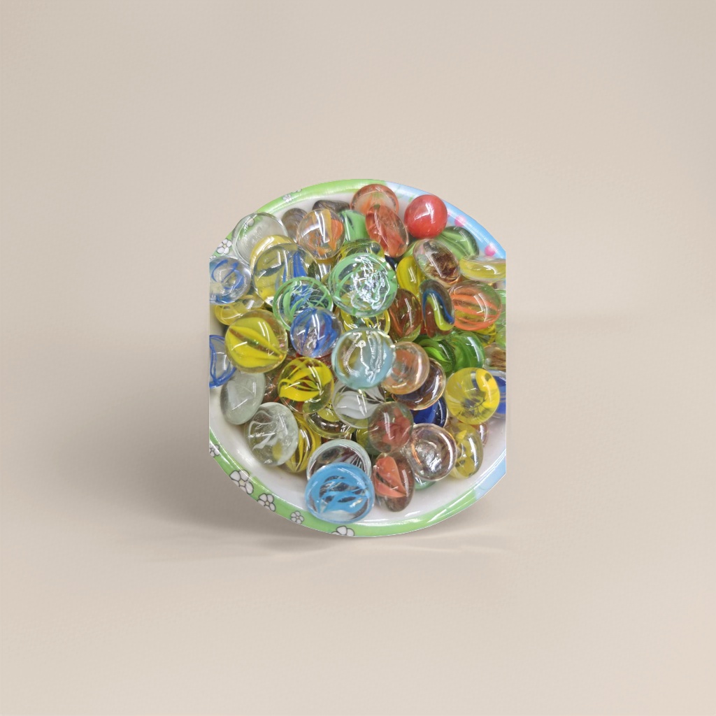 Colored glass beads, transparent and multi-color mixed packaging, randomly dispatched. Glass bead fish tank decoration