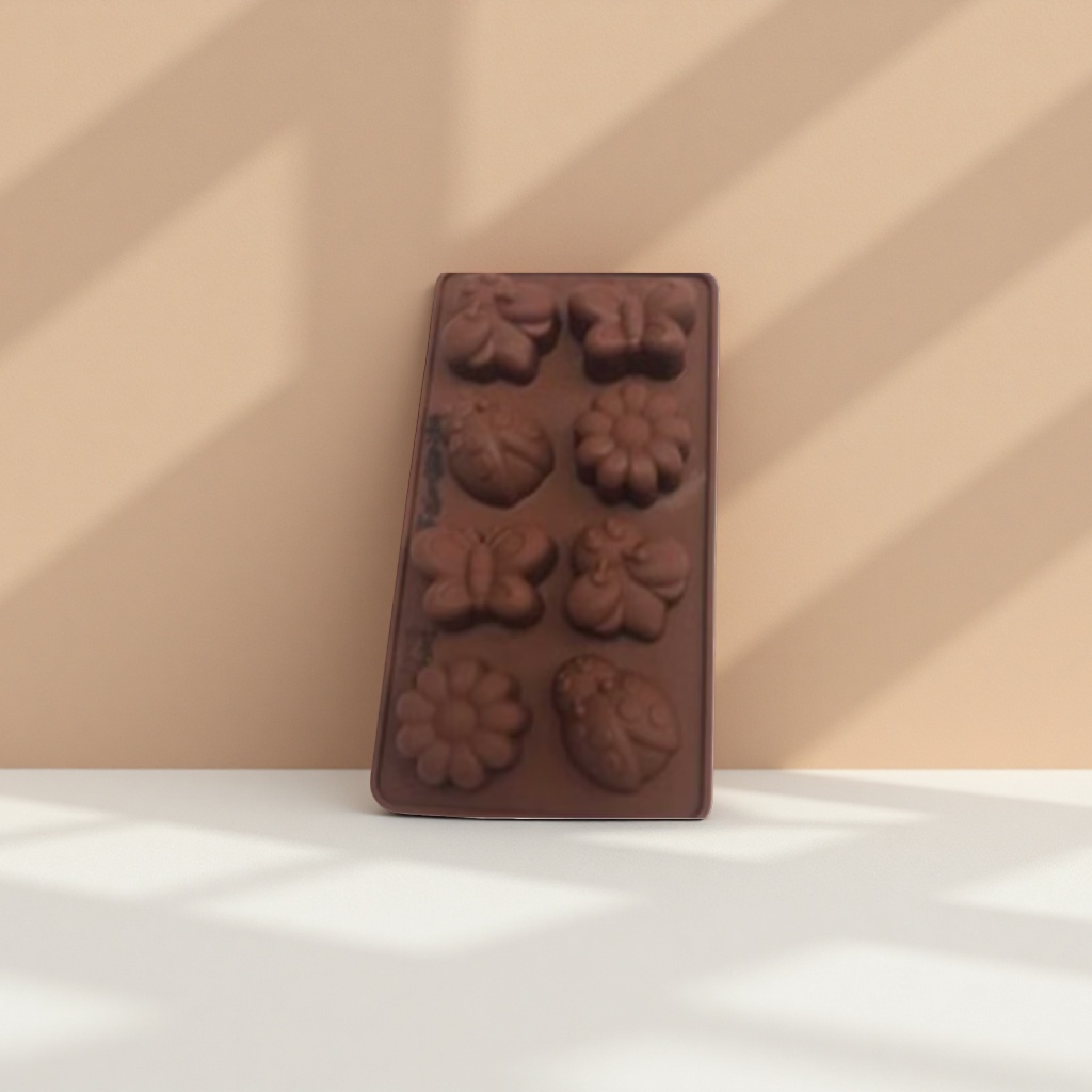 棕色食品级硅胶蛋糕模具 耐高温烘焙不粘易脱模