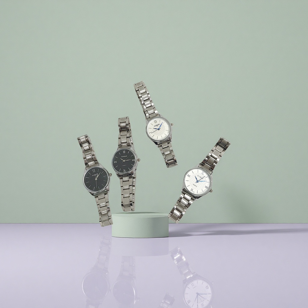 Correa de metal plata reloj diario commuter waterproof cuarzo mujeres reloj fiber slim diseño details Picture
