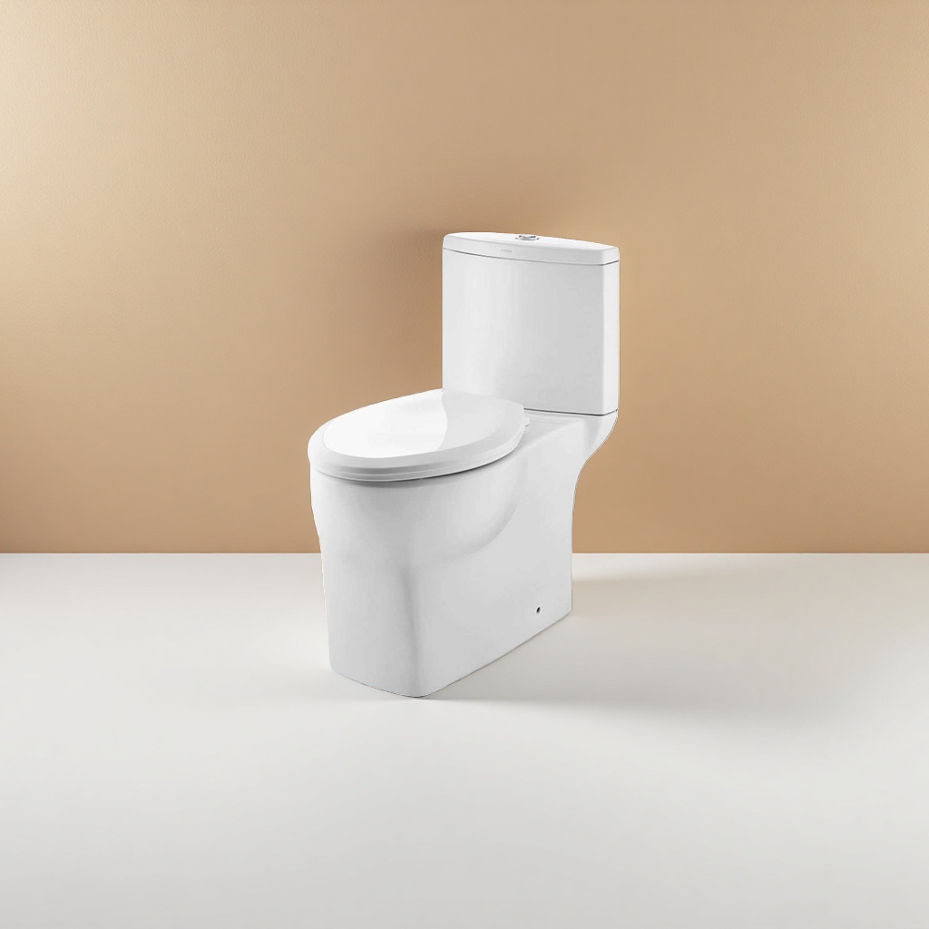 White toilet, ceramic sitting toilet, water-saving type, intelligent constant temperature for home bathroom details Picture