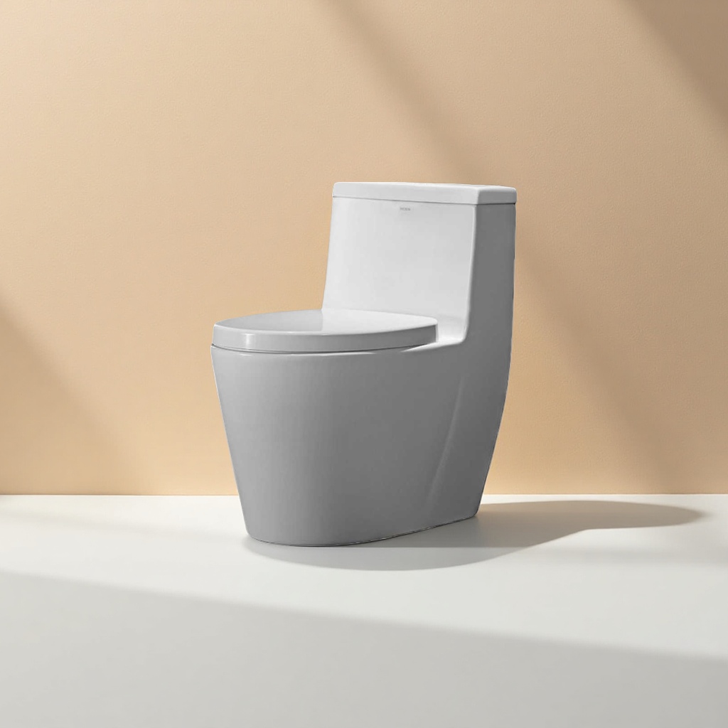 The white toilet has a smooth glaze and is easy to clean. It is a classic model for household bathrooms Specification image