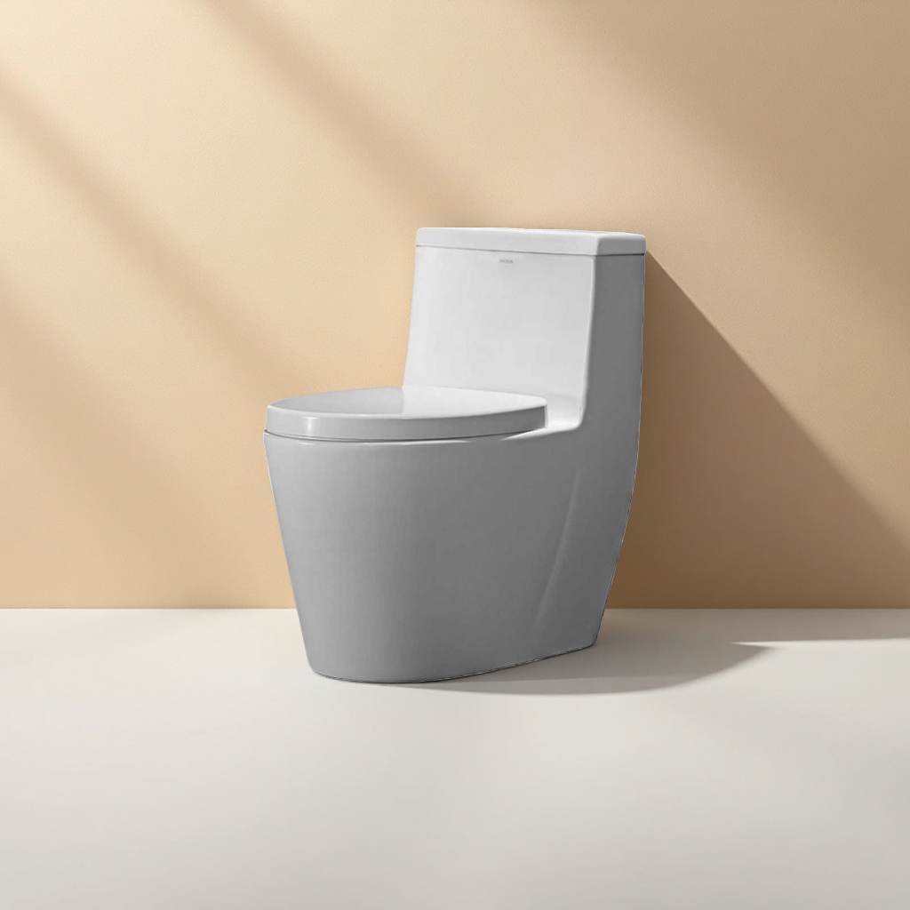 The white toilet has a smooth glaze and is easy to clean. It is a classic model for household bathrooms Application Scenario