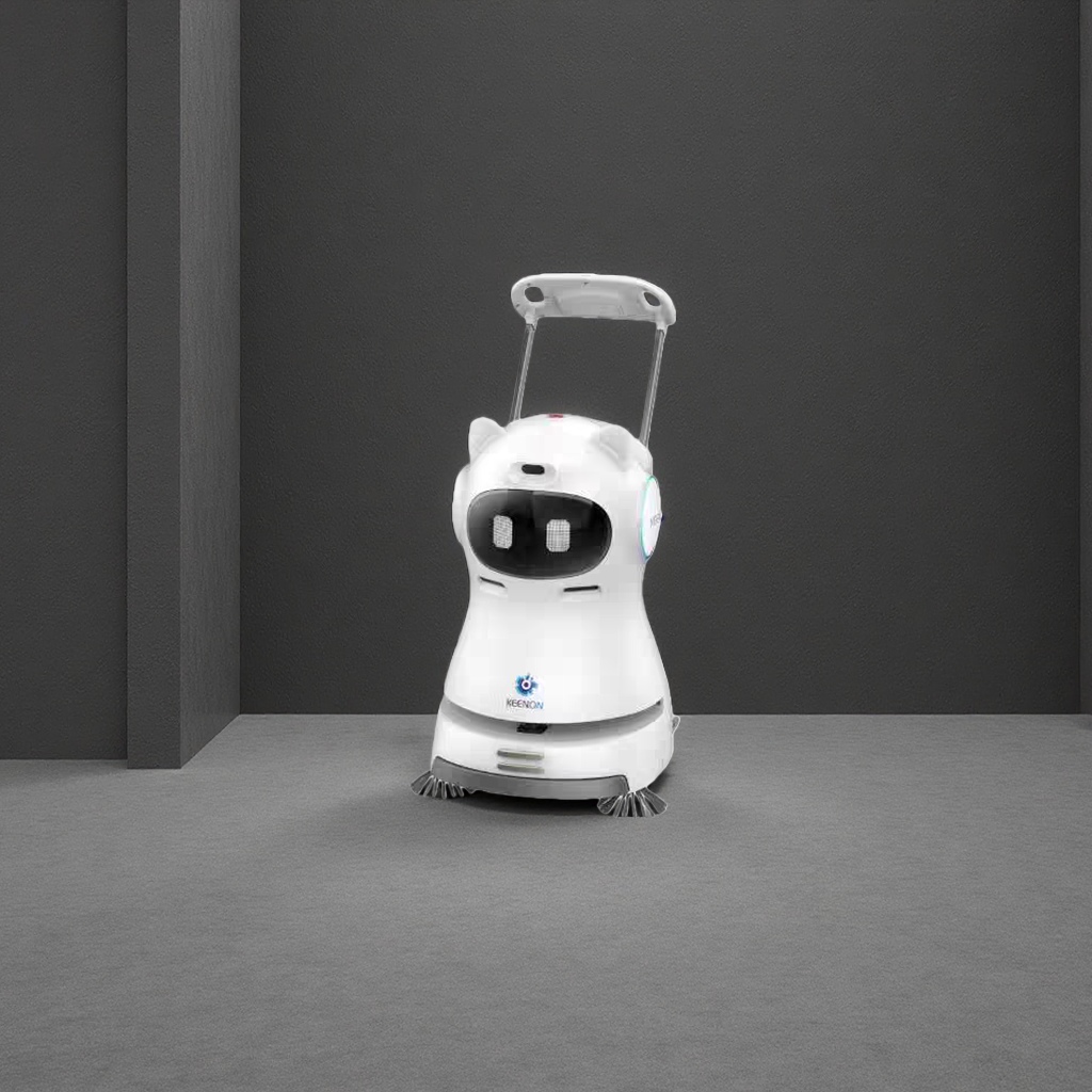 The white sweeping robot is intelligently planned and integrates suction and mopping for fully automatic household cleaning Specification image