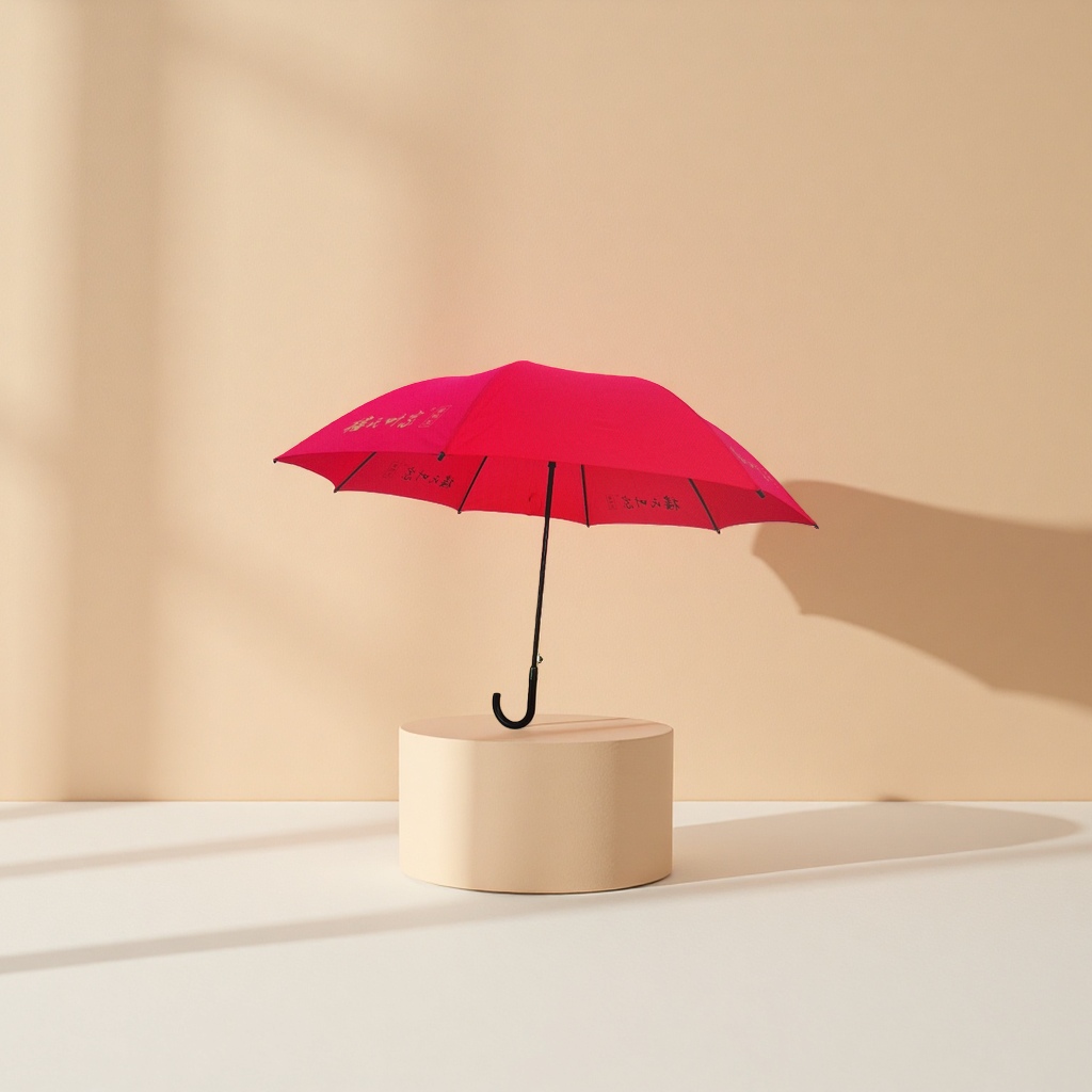 红色雨伞产品图