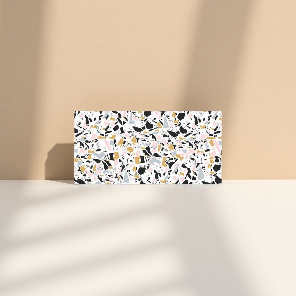 Colored terrazzo textured tiles, anti-slip and wear-resistant glazed tiles for interior decoration Application Scenario