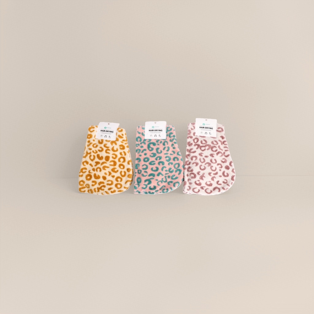 Dry hair cap for girls, cute children's sweat-absorbing towel, soft and comfortable towel Specification image