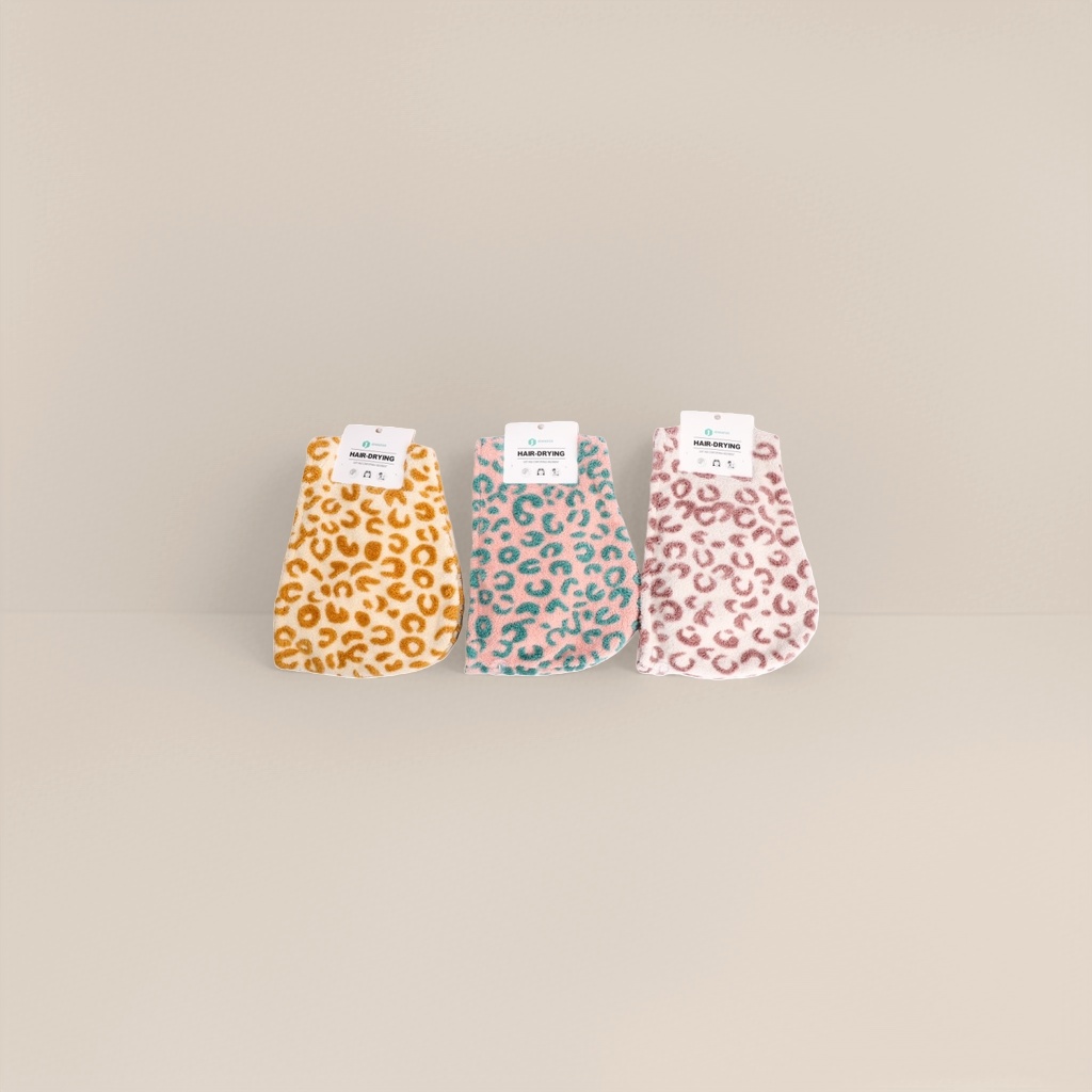 Dry hair cap for girls, cute children's sweat-absorbing towel, soft and comfortable towel details Picture