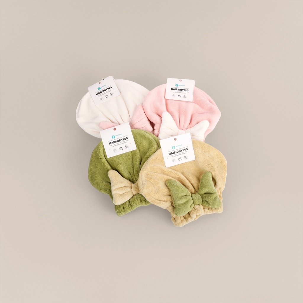 Colorful towel cap, water-absorbing, quick-drying, soft and skin-friendly, suitable for both men and women at home after bathing details Picture