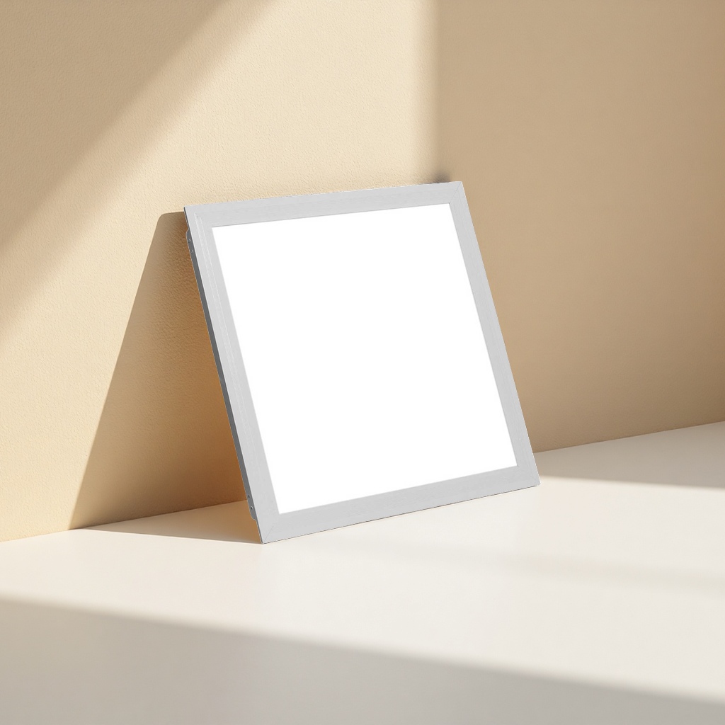 White square light panel ceiling lamp, simple and modern LED lighting for living room and bedroom Specification image