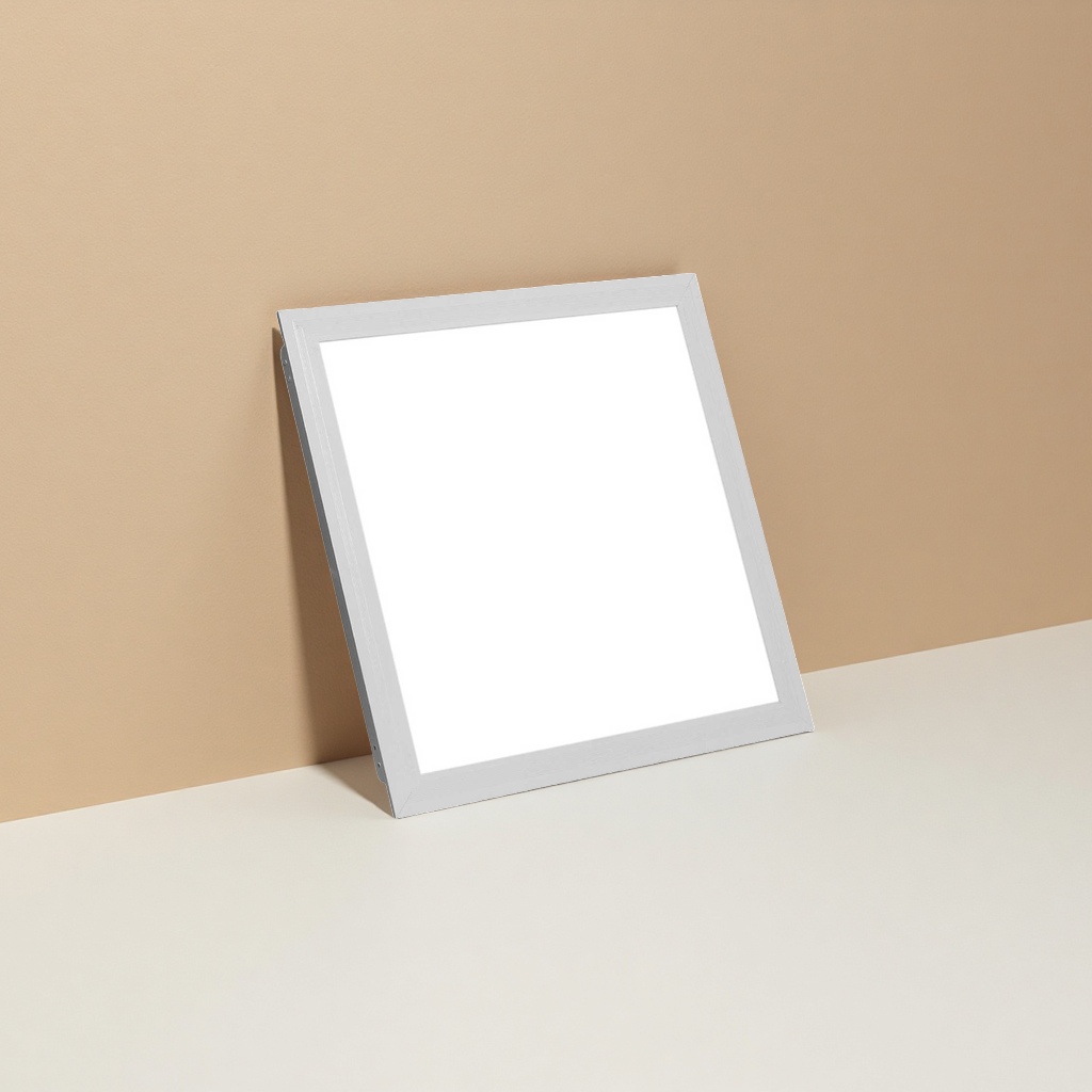 White square light panel ceiling lamp, simple and modern LED lighting for living room and bedroom Application Scenario