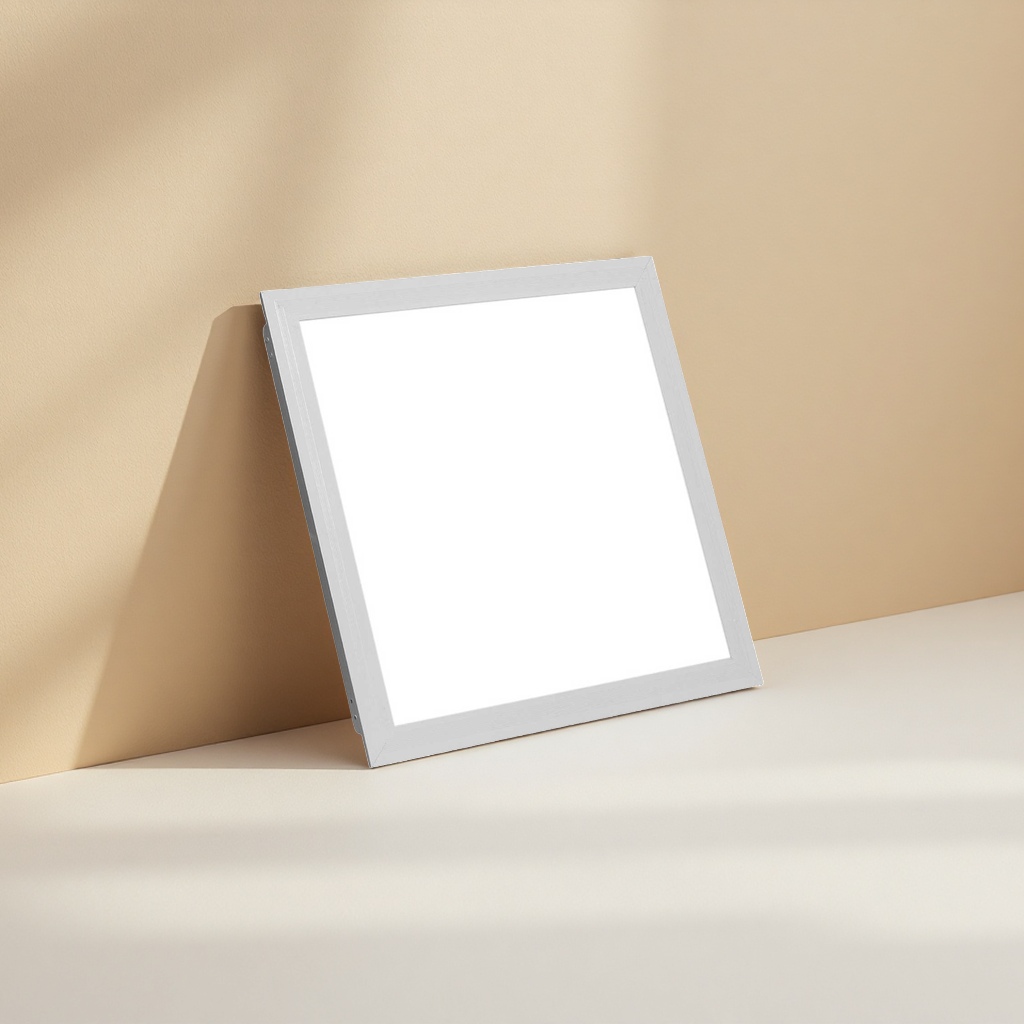 White square light panel, ultra-thin aluminum alloy embedded kitchen and balcony lighting details Picture