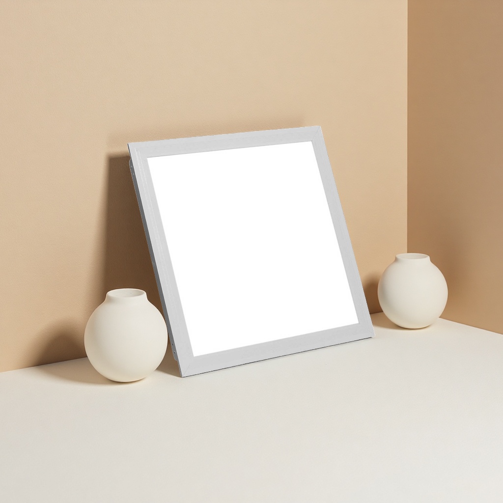 White square light panel, ultra-thin aluminum alloy embedded kitchen and balcony lighting