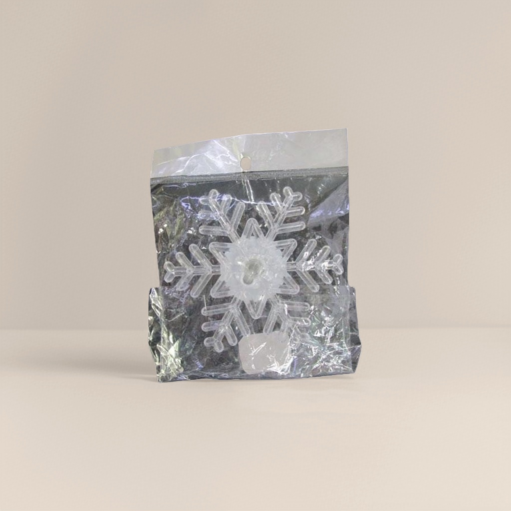Transparent snowflake-shaped decorative home window stickers for Christmas and New Year decorations