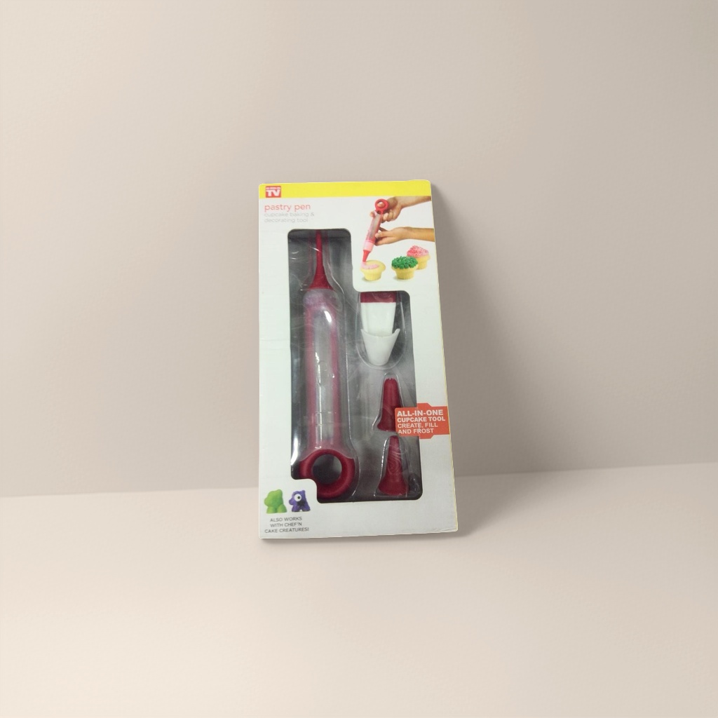 红色奶油笔+产品图