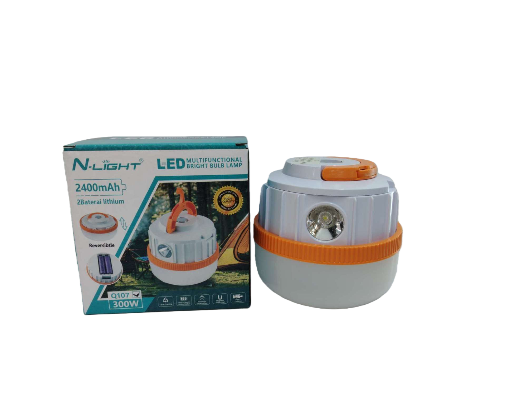 New type of camping lamp with hook and dual light source, rechargeable and electrically exposed camping lamp undefined