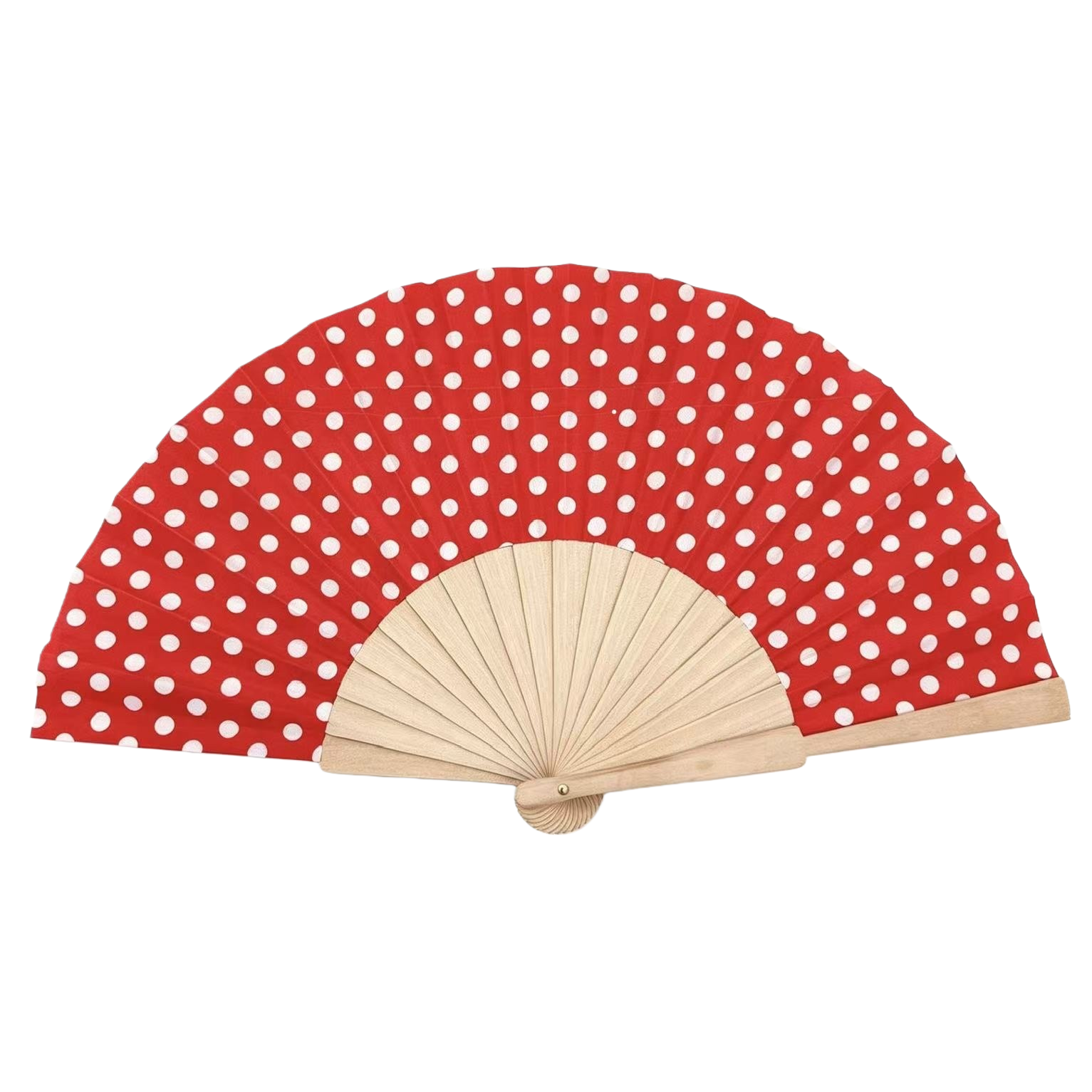 مروحة قابلة للطي محمولة على المروحة الحمراء Item Picture