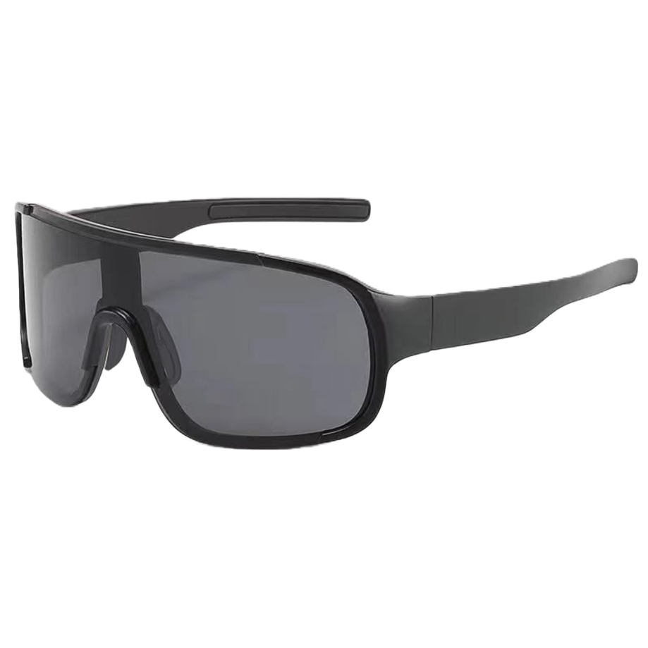 النظارات الشمسية الرياضية السوداء للذكور والذكور للنزول في الهواء الطلق Item Picture