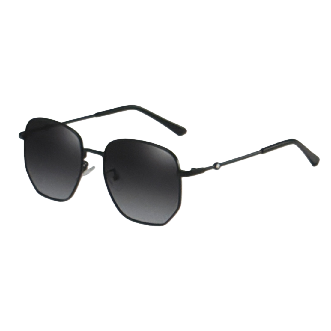 Black gradient lens sunglasses, fashionable UV-resistant polarized sunglasses Item Picture