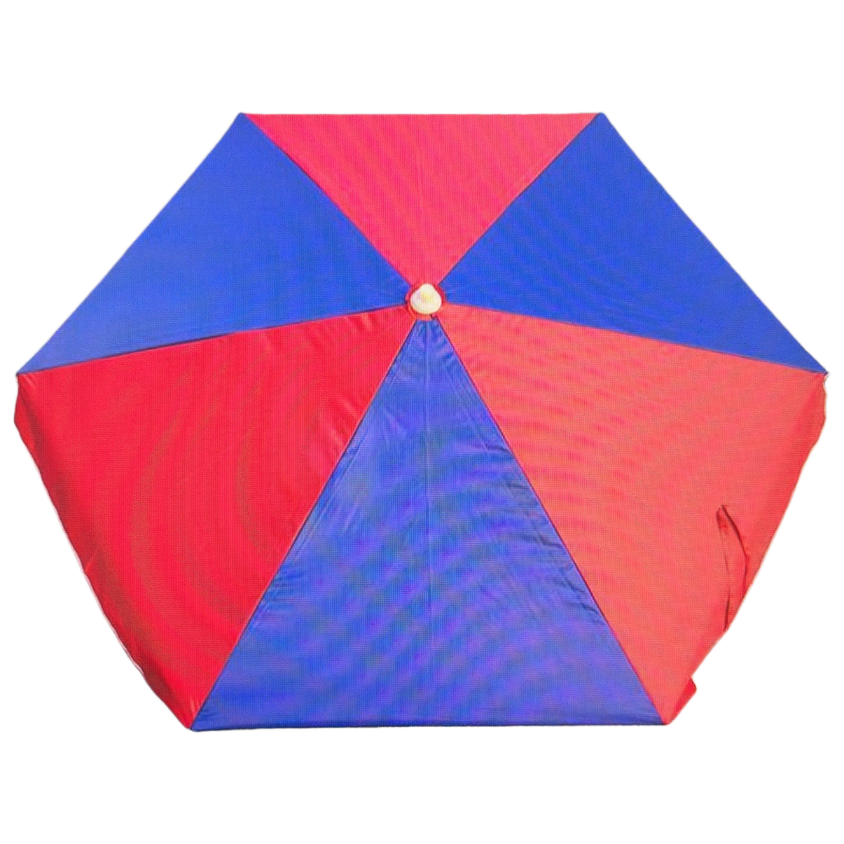 مثلث أحمر وأزرق مع مظلة شمسية للحماية من أشعة الشمس من UPF5+، Item Picture