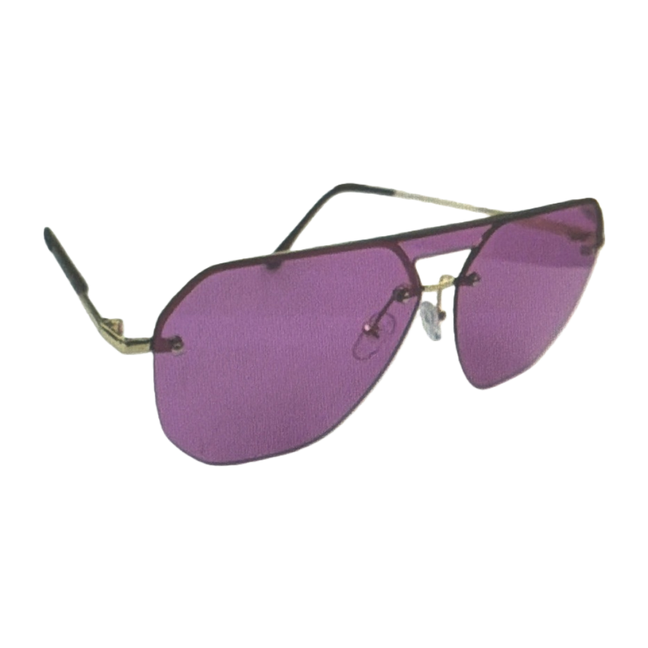 النظارات الأرجوانية المصنوعة من النظارات الشمسية التي تعمل بالضوء الأزرق Item Picture