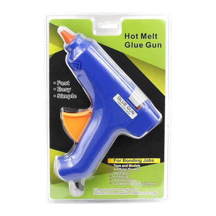Blue hot melt glue gun 20W constant-temperature rapid heating handheld DIY woodworking repair tool Item Picture
