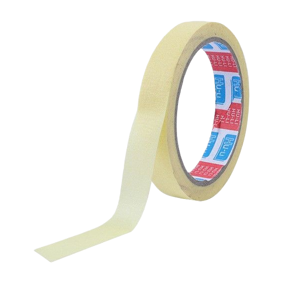 Yellow PVC insulating tape, width 1.25cm, length 10m, high-temperature resistant and waterproof Item Picture