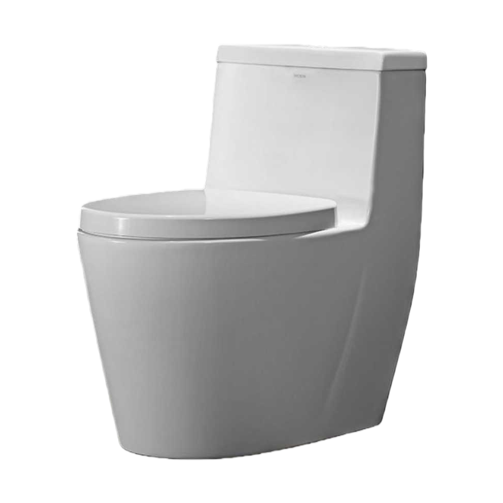 The white toilet has a smooth glaze and is easy to clean. It is a classic model for household bathrooms Item Picture