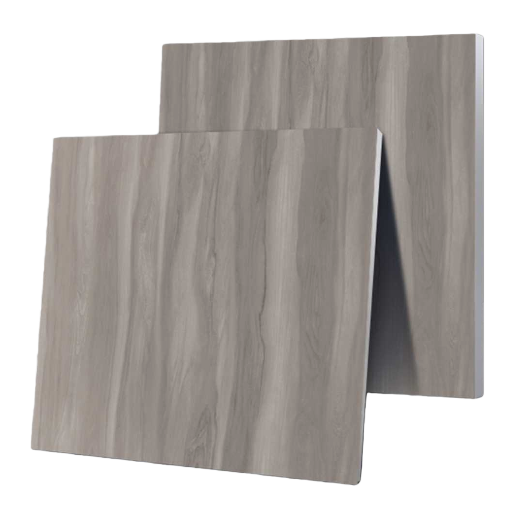 Grey wood-grain tiles, antique, wear-resistant and anti-slip, living room and bedroom floor tiles, 600x1200mm Item Picture
