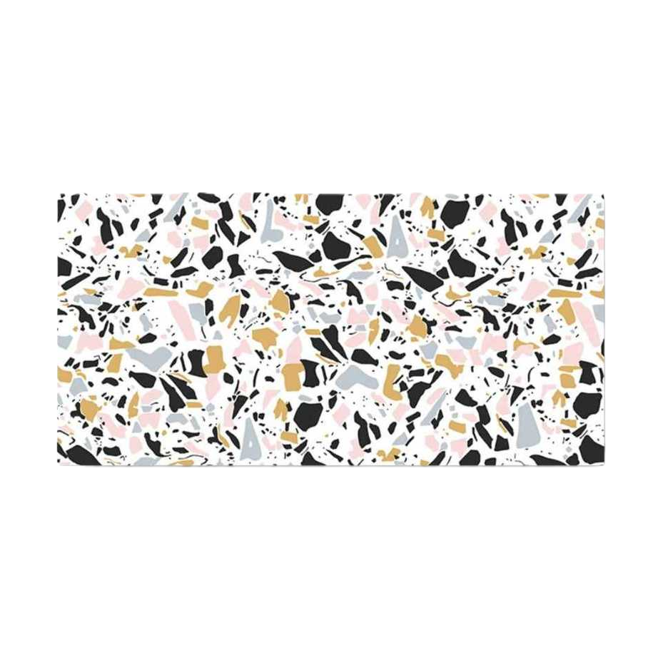 Colored terrazzo textured tiles, anti-slip and wear-resistant glazed tiles for interior decoration Item Picture