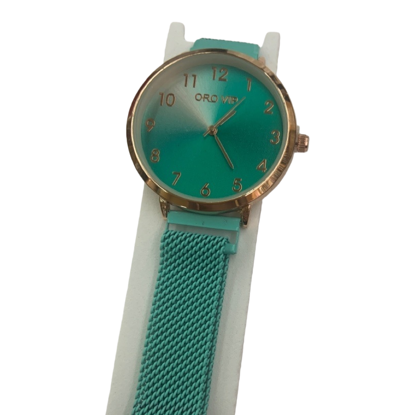 The men's quartz watch with a light green dial is simple, fashionable, business and casual Item Picture
