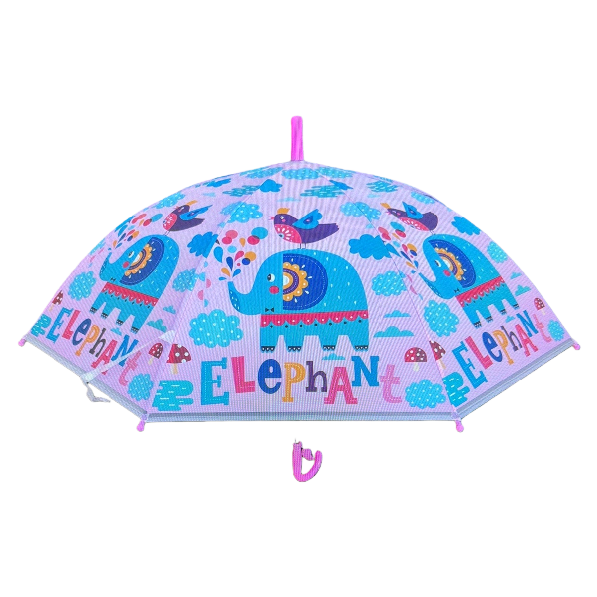 والالفيلة الملونة: المطر، والمظلة الواقية من الشمس Item Picture