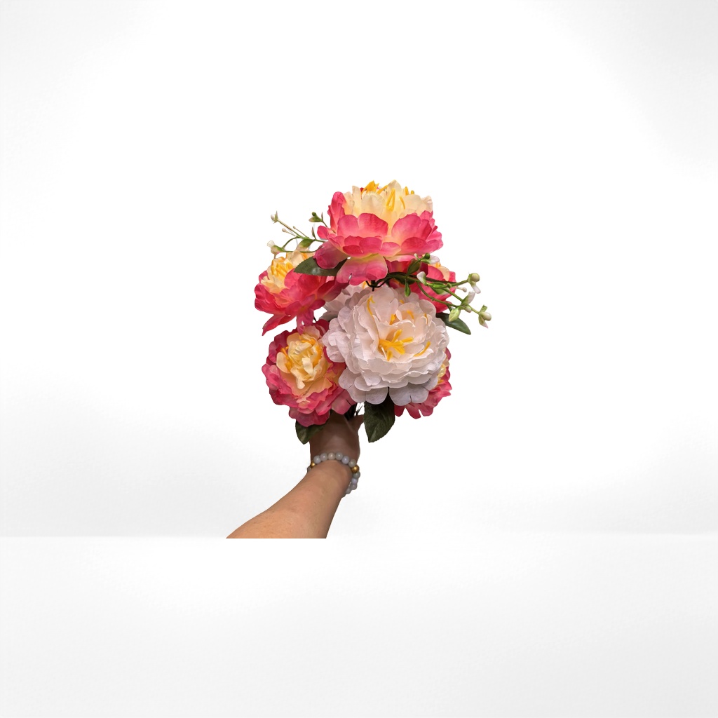 Colorful artificial peony bouquets, simulation living room decorative items, for wedding decoration