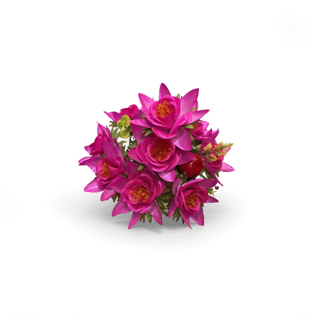 Pink silk flower bouquets for wedding decoration and home ornaments Application Scenario