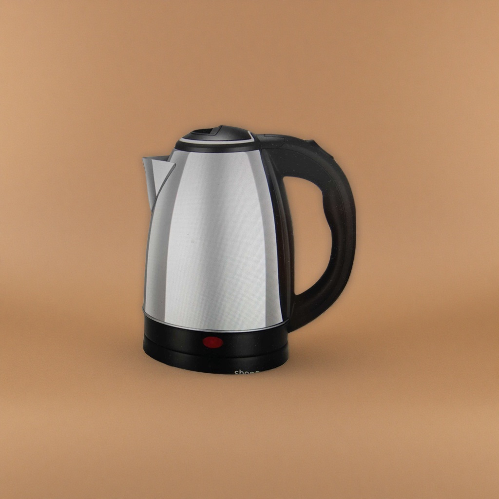 Silver electric kettle, household quick-heating kettle, stainless steel large capacity, automatic power-off Application Scenario