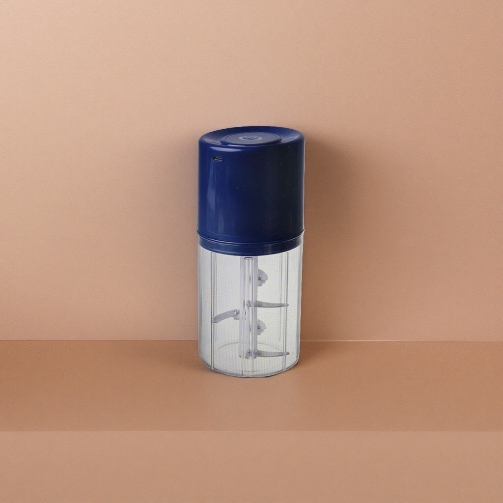 Blue lid, transparent cup body blender, portable multi-functional mini blender for home use