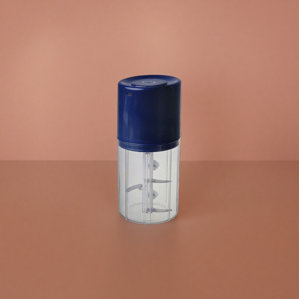 Blue lid, transparent cup body blender, portable multi-functional mini blender for home use details Picture