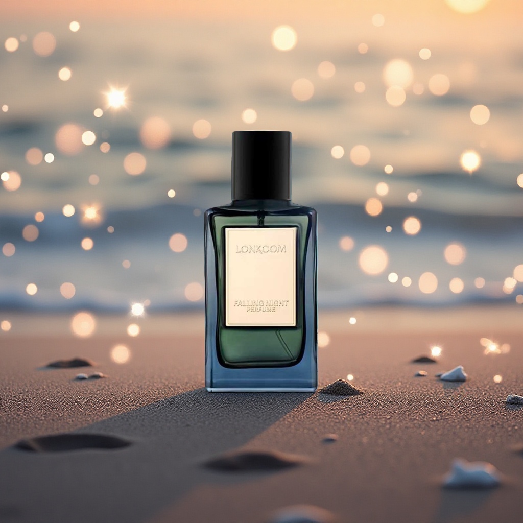Foreign trade of deep blue glass perfume