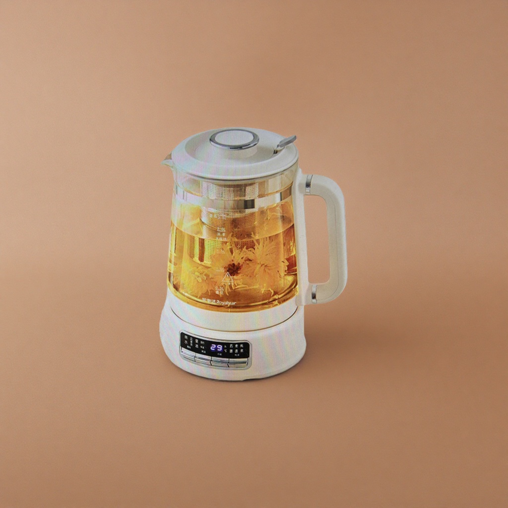 White electric kettle, household quick boiling kettle, 1500W high-power stainless steel insulated kettle details Picture