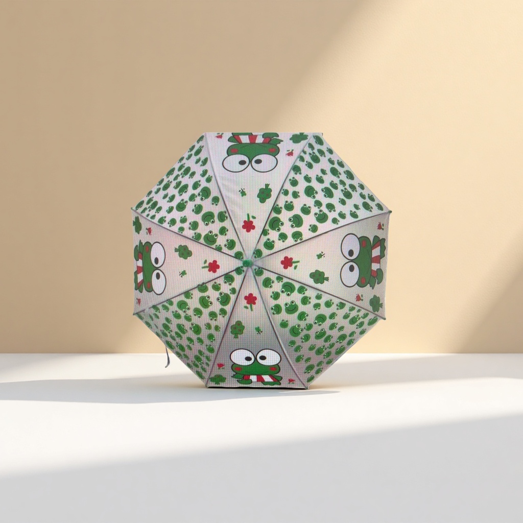 صورة الضفدع الأخضر، المطر، المظلة الواقية من الشمس Specification image